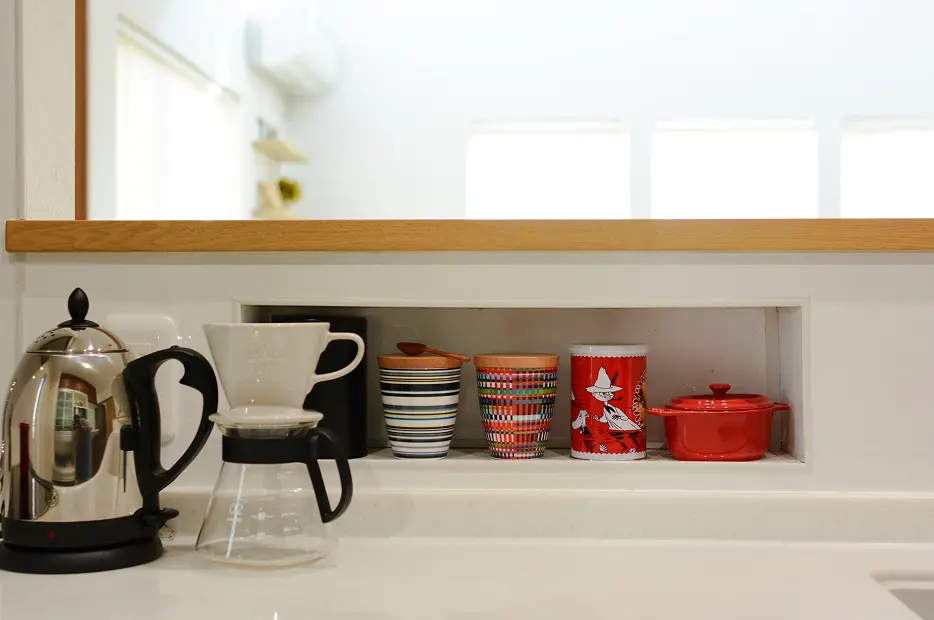 キレイに整ったキッチンの写真