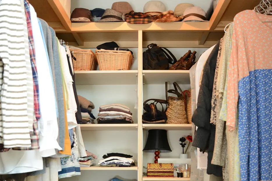 キレイに整ったウォークインクローゼット